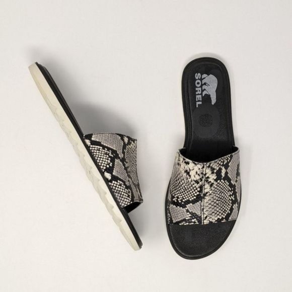 Sorel Ella II Block Slide Sandals Size 10.5 - Picture 3 of 6